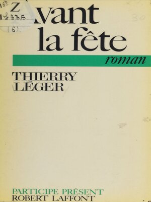 cover image of Avant la fête